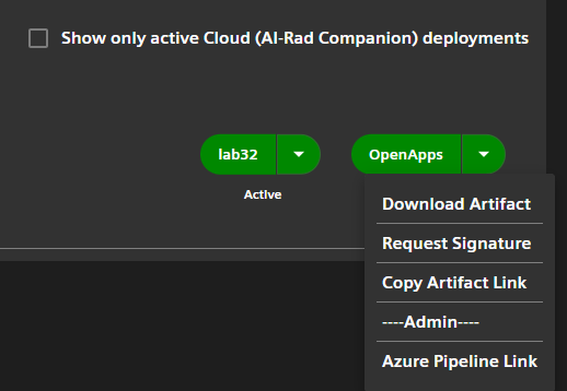 Open Apps deployment